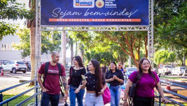 Un­ingá inicia ano letivo de 2026 com recepção aos calouros e reencontro de veteranos